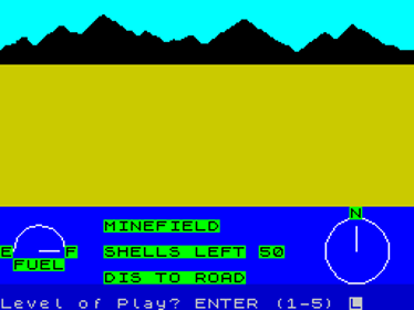 3D Desert Patrol - Screenshot - Game Select (Europe) - 256x192