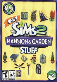 The Sims 2: Mansion & Garden Stuff - Box - Front (North America) - 917x1318