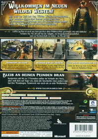 Call of Juarez: The Cartel - Box - Back (Germany) - 1000x1419