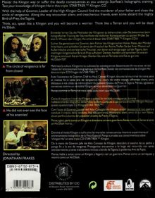 Star Trek: Klingon - Box - Back (Germany) - 627x800