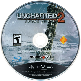Uncharted 2: Among Thieves - Disc (North America) - 799x800