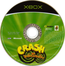 Crash Twinsanity - Disc (Europe) - 779x782