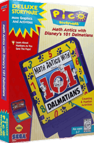 Math Antics with Disney's 101 Dalmatians - Box - 3D (North America) - 820x1244