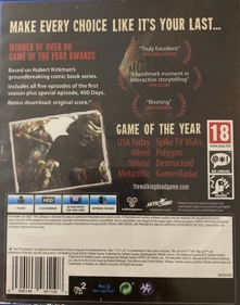 The Walking Dead: The Complete First Season - Box - Back (Europe) - 1169x1486