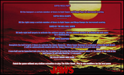 Jaws - Arcade - Controls Information (World) - 1080x654