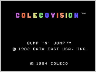 Bump 'n' Jump - Screenshot - Game Title (World) - 256x192