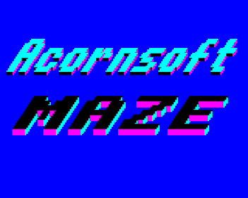 Maze - Screenshot - Game Title (United Kingdom) - 640x512