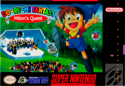 DoReMi Fantasy: Milon no DokiDoki Daibouken - Fanart - Box - Front (World) - 471x325