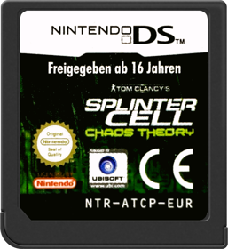 Tom Clancy's Splinter Cell: Chaos Theory - Cart - Front (Europe) - 517x564