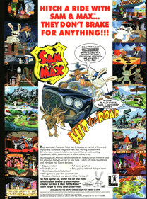 Sam & Max Hit the Road - Advertisement Flyer - Front (United Kingdom) - 2593x3500