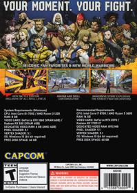 Street Fighter 6 - Box - Back (World) - 1063x1500