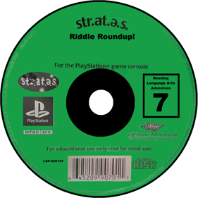 Str.at.e.s. 7: Riddle Roundup! - Disc (North America) - 1000x1000
