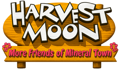 Harvest Moon: More Friends of Mineral Town - Clear Logo (North America) - 1024x590