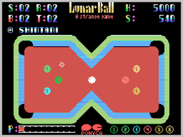Lunar Ball - Screenshot - Gameplay (World) - 256x192