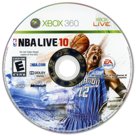 NBA Live 10 - Disc (North America) - 900x900