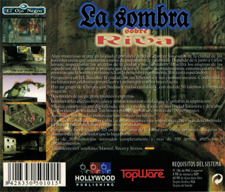 Realms of Arkania III: Shadows over Riva - Box - Back (Spain) - 1618x1382