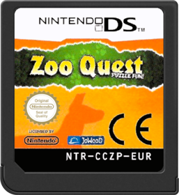 Zoo Quest: Puzzle Fun! - Cart - Front (Europe) - 517x564