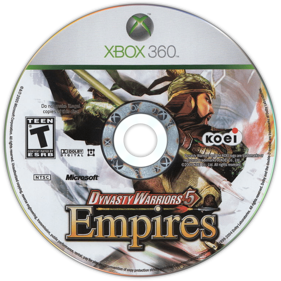 Dynasty Warriors 5: Empires - Disc (North America) - 774x774