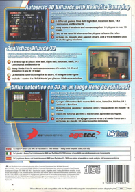 Billiards Xciting - Box - Back (Europe) - 1012x1443