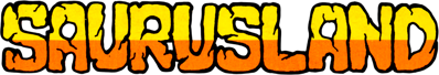 Saurusland - Clear Logo (Japan) - 1246x213