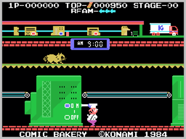 Comic Bakery - Screenshot - Gameplay (World) - 256x192