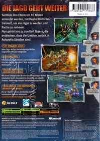 Hunter: The Reckoning: Redeemer - Box - Back (Germany) - 483x680