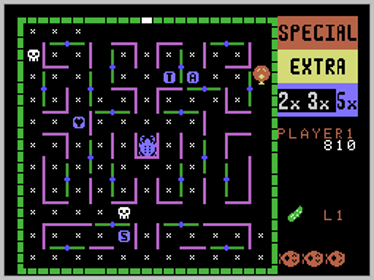 Lady Bug - Screenshot - Gameplay (World) - 256x192