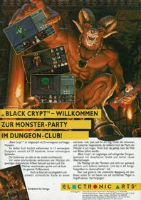 Black Crypt - Advertisement Flyer - Front (Germany) - 564x800