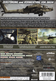 Apache: Air Assault - Box - Back (Germany) - 991x1420