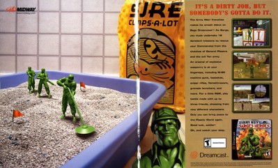 Army Men: Sarge's Heroes - Advertisement Flyer - Front (North America) - 4281x2583