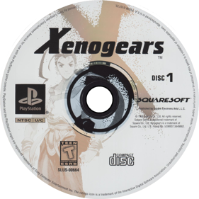Xenogears - Disc (North America) - 1500x1500