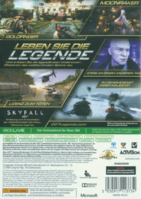 007: Legends - Box - Back (Germany) - 1200x1690