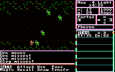 The Magic Candle: Volume 1 - Screenshot - Gameplay (North America) - 320x200