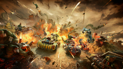 Warhammer 40.000: Speed Freeks - Fanart - Background (World) - 3840x2160
