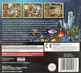 Call of Atlantis - Box - Back (Europe) - 1135x1035