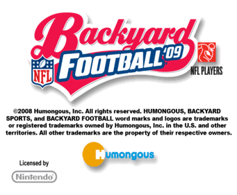 Backyard Football '09 - Screenshot - Game Title (North America) - 1920x1580