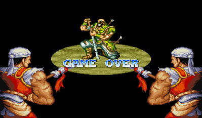 Warriors of Fate - Screenshot - Game Over (North America) - 384x224