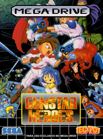 Gunstar Heroes - Fanart - Box - Front (Brazil) - 1500x2020
