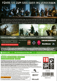 Dragon Age: Inquisition - Box - Back (Europe) - 3027x4264