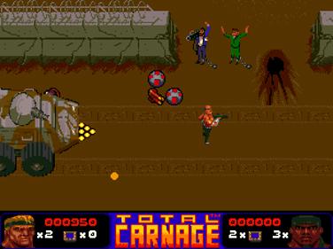 Total Carnage - Screenshot - Gameplay (Europe) - 304x227