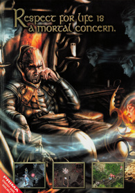 Baldur's Gate II: Shadows of Amn - Advertisement Flyer - Front (United Kingdom) - 1531x2200