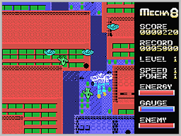 Mecha 8 - Screenshot - Gameplay (World) - 256x192