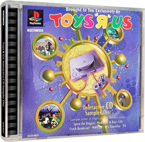 Toys R Us: Interactive CD Sampler Disc - Box - 3D (North America) - 1500x1467