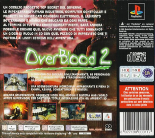 OverBlood 2 - Box - Back (Italy) - 765x680