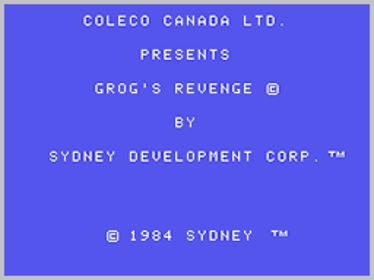B.C.'s Quest for Tires II: Grog's Revenge - Screenshot - Game Title (North America) - 256x192