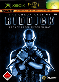 The Chronicles of Riddick: Escape from Butcher Bay - Box - Front (Germany) - 571x800