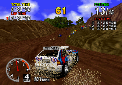 Sega Rally Championship - Screenshot - Gameplay (World) - 640x448