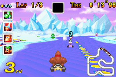 Mario Kart: Super Circuit - Screenshot - Gameplay (World) - 240x160