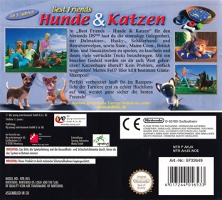 Paws & Claws: Best Friends: Dogs & Cats - Box - Back (Germany) - 757x680
