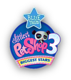 Littlest Pet Shop 3: Biggest Stars Blue Team - Clear Logo (World) - 136x152